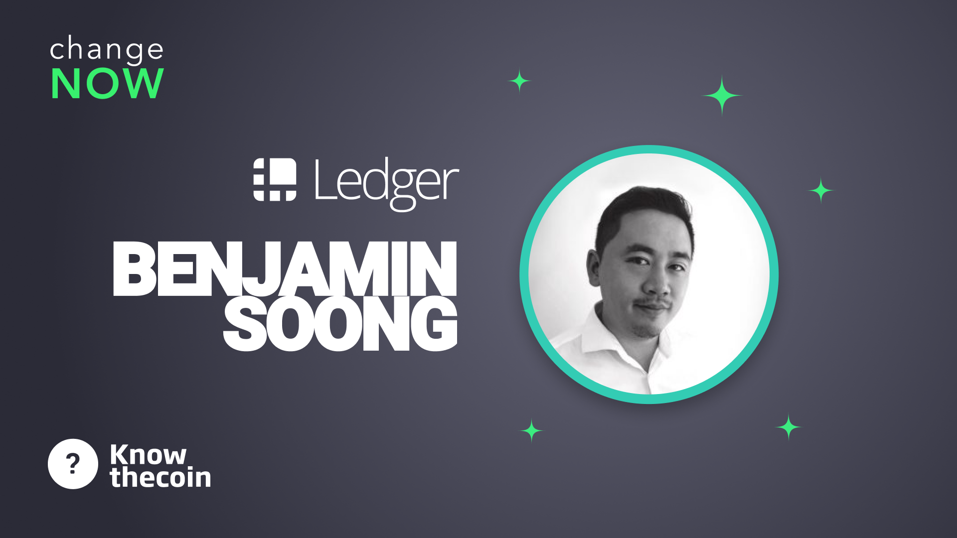 Know The Coin: Ledger's Benjamin Soong