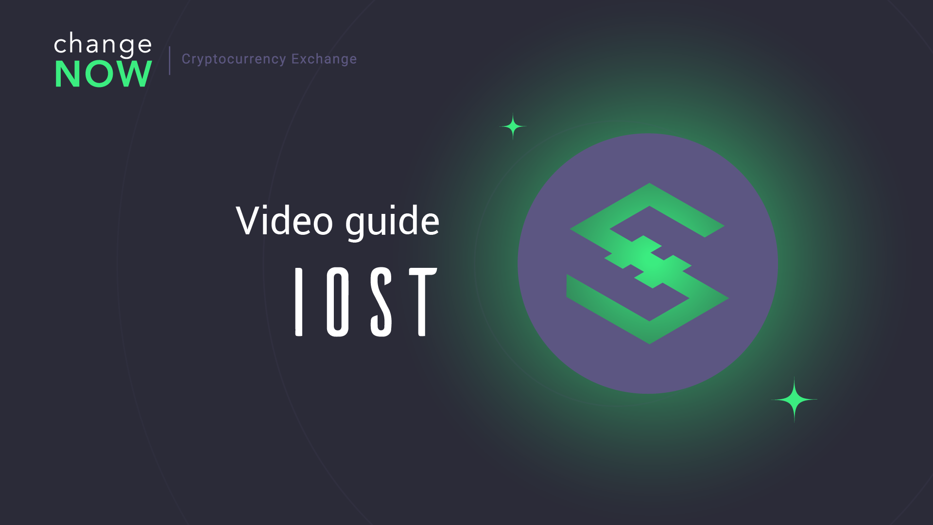 How To Exchange IOST on ChangeNOW io — Registration Free Crypto Exchange GUIDE